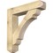 Ekena Millwork Olympic Craftsman Rough Sawn Bracket w/ Offset Brace, Douglas Fir, 8"W x 38"D x 38"H BKT0806X38X38OLY04RDF - alternate 1